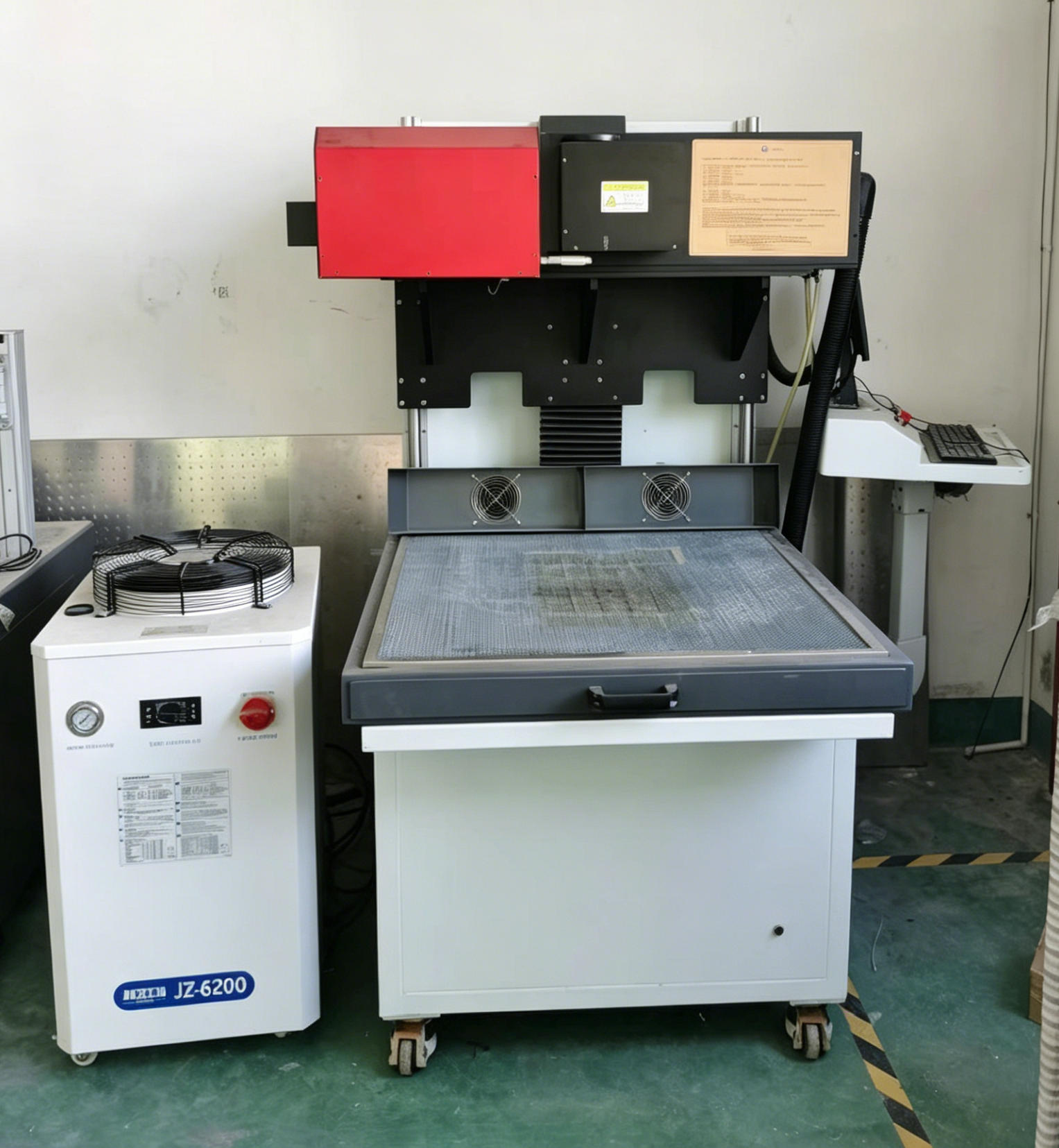 3D CO2 RF Laser Marking Machine